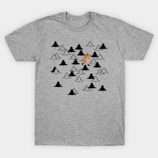 Wandering fox in the forest T-Shirt